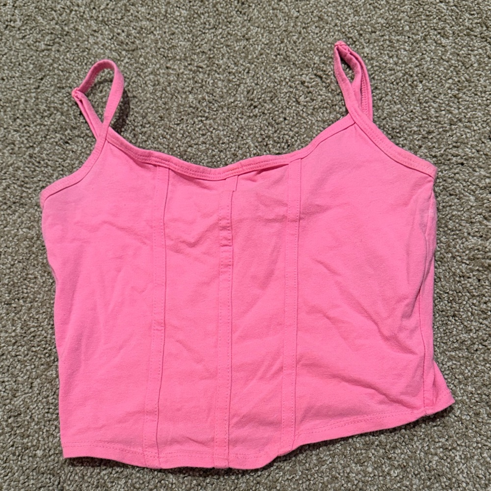 Tilly's Pink Crop Top